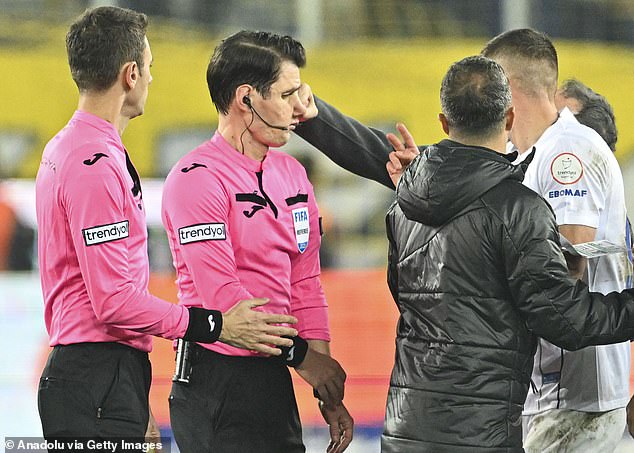Turkish referee Halil Umut Meler, who was punched by a club chairman and then kicked in the head on the ground, will officiate England's round of 16 match against Slovakia on Sunday.
