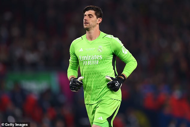 Real Madrid's Thibaut Courtois was left out of Belgium's 26-man squad for Euro 2024