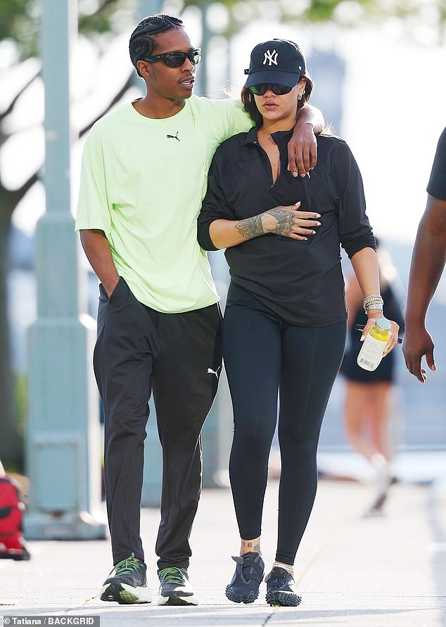 Rihanna looked loved up in the Big Apple this week with her boyfriend A$AP Rocky
