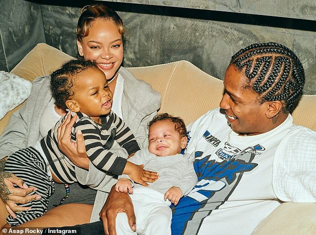 Rihanna and Rocky, 35, also share 2-year-old son RZA Athelaston