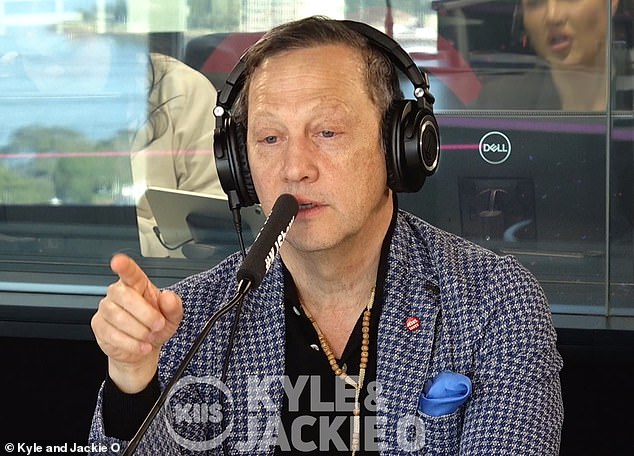 US comedian Rob Schneider (pictured) has brutally criticized actor Will Smith in a scathing interview, labeling the Hollywood star a 'liar' and a 'bastard' on The Kyle & Jackie O Show