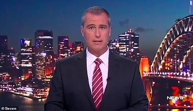 Sacked Channel Seven journalist Robert Ovadia (above) allegedly sent a series of strangely edited images to a young female reporter before being dumped by the network