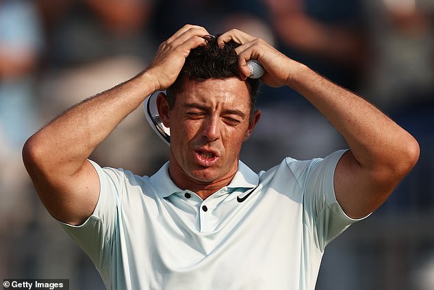 Rory McIlroy suffered more heartbreak on Sunday at the end of a dramatic US Open