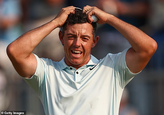 Rory McIlroy lost the US Open in devastating fashion on Sunday afternoon