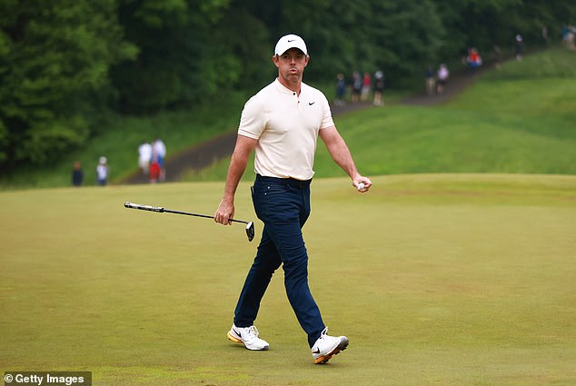 The golfer, pictured at the Canadian Open on June 2, has continued his exploits on the PGA Tour since announcing his split from his wife of seven years last month.