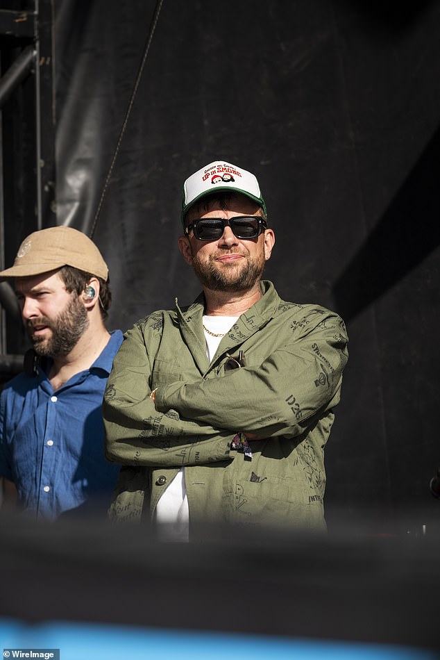 Damon Albarn, lead singer of the Britpop band Blur, took to the stage at Glastonbury and instructed the audience: 'You have to show what you think about Palestine.  Are you pro-Palestine?'