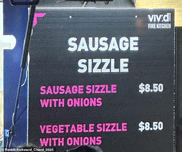 The sausage sizzle at Vivid Sydney, which costs $8.50, is more than 325 percent more expensive than the usual $2 sausage sizzle found at fundraisers.