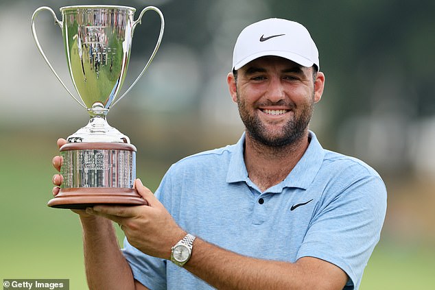 Scheffler won the PGA Tour's Travelers Championship on a dramatic final day in Connecticut