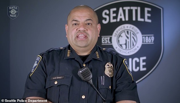 Seattle Police Chief Adrian Diaz resigned last month amid allegations of sexual harassment and racial discrimination