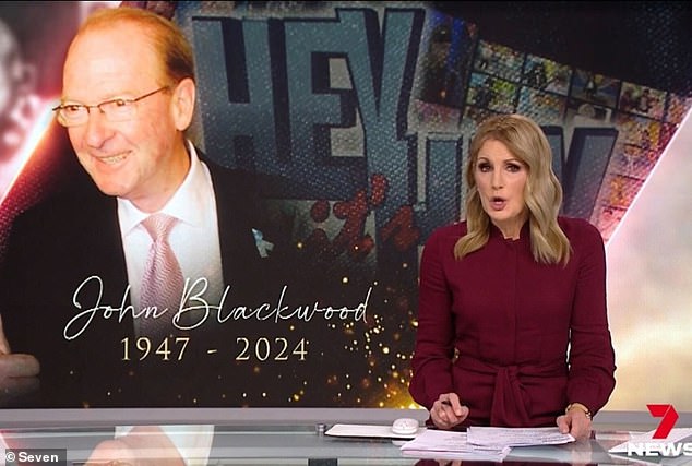 Seven News Brisbane made an unfortunate mistake on Tuesday when announcing the death of John Blackman