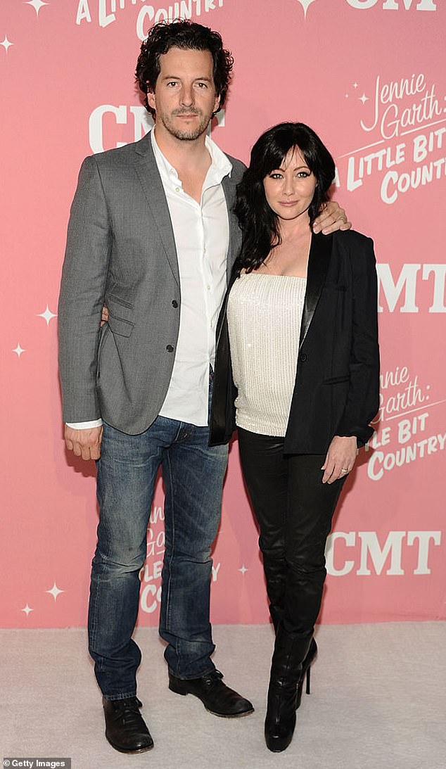 The 53-year-old former Beverly Hills, 90210 star filed paperwork in Los Angeles on Friday, June 14, according to Us Magazine;  the former spouses pictured in April 2012
