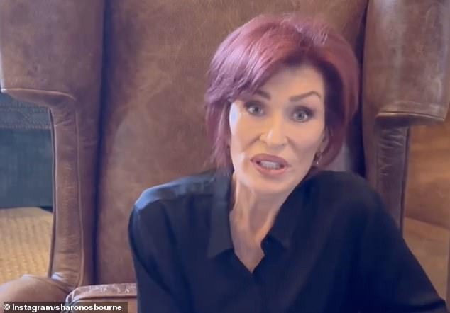 Sharon Osbourne, 71, was forced to cancel an upcoming public appearance at the Mad Monster Party in Phoenix because her husband Ozzy 'couldn't fly'