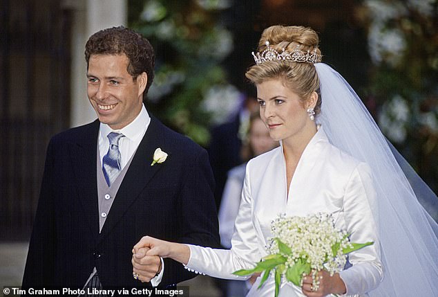 Serena Stanhope also wore it in 1993 - when she married David Armstrong-Jones, Viscount Linley, Margaret's son