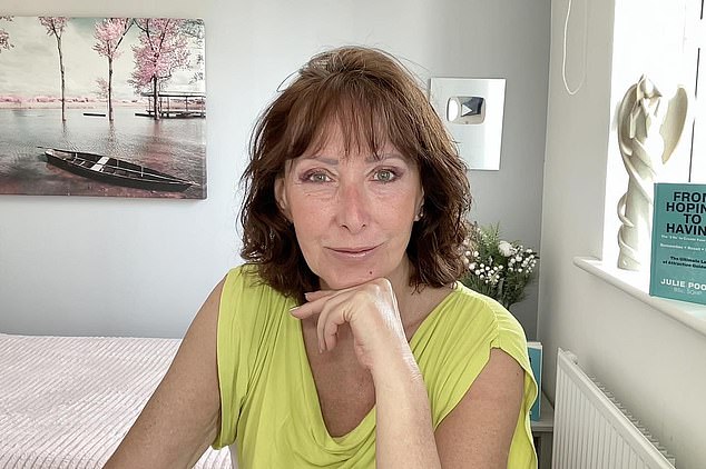 As part of her spiritual work, Julie (pictured) engages in a range of practices including tarot reading, energy attunement, hypnotherapy and reiki teaching.