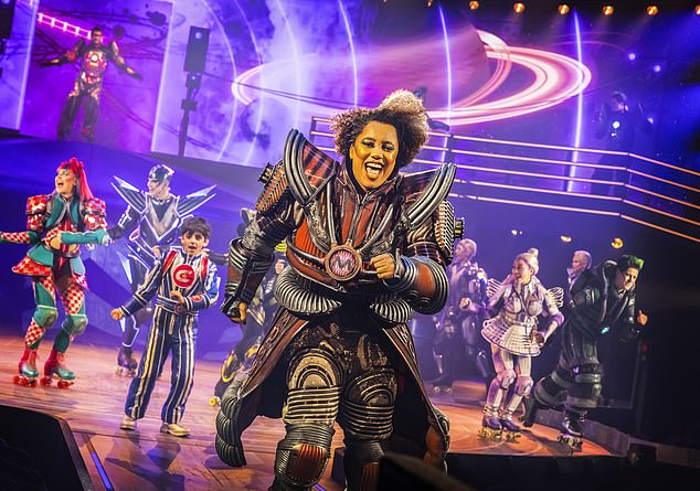 Stand back and hold on tight.  This dazzling, deafening revival of Andrew Lloyd Webber's roller-skating train racing musical is an audiovisual blitzkrieg, the likes of which I've never seen before