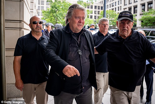 Lawyers for former White House chief strategist Steve Bannon urge Judge Carl Nichols not to immediately send him to prison pending further appeal