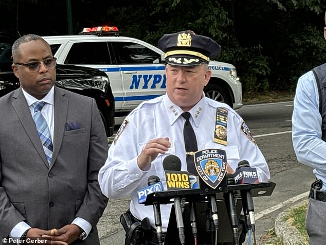 NYPD Patrol Chief John Chell described how a suspect 