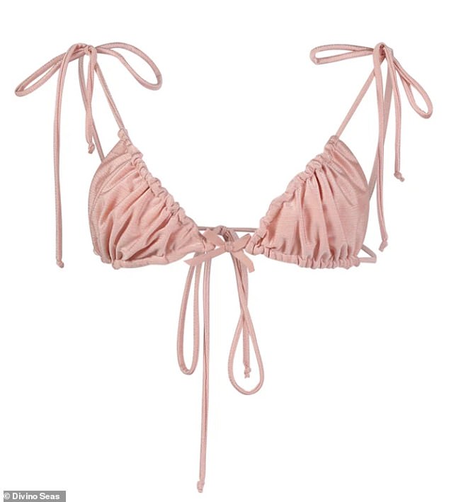 In the photo: the pink bikini from Divino Seas, dedicated to the memory of American civil rights activist Rosa Parks