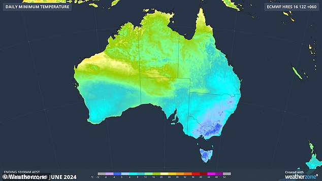 The prolonged cold snap is due to an unusually slow-moving low-pressure system, bringing frosty mornings and frigid nights to eastern and southeastern parts of Australia.