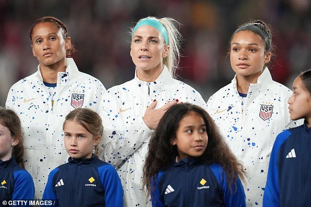 Several players did not sing the Star Spangled Banner during the Women's World Cup last year