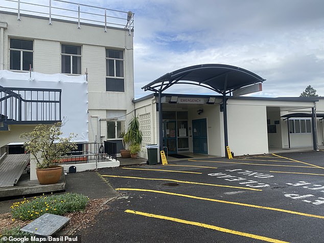 The young child arrived at Te Kuiti Hospital (pictured) unconscious with 'non-accidental' blunt force trauma and tragically could not be resuscitated