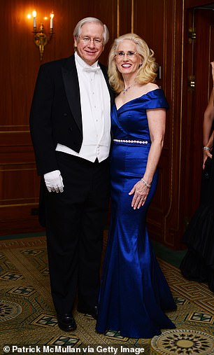 Dr.  Joseph Coselli, now 71, is photographed with his wife in 2018