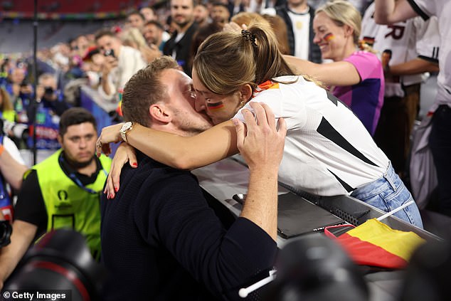 Julian Nagelsmann's romance with partner Lena Wurzenberger has generated a lot of interest in Germany during the European Championship