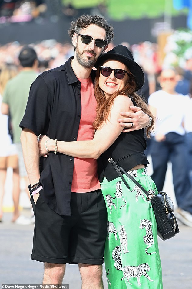 Blake Harrison looked happier than ever as he hung out with wife Kerry at American Express presents BST Hyde Park on Sunday night