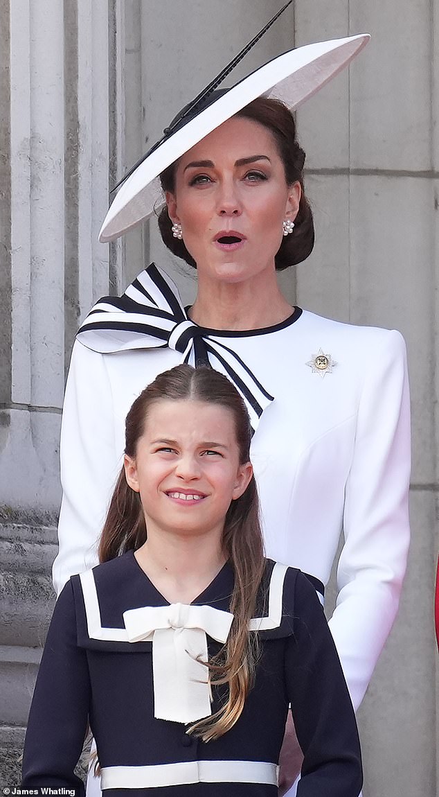 For the Princess of Wales at Trooping the Color yesterday, these came in the form of one of her favorite milliners Philip Treacy, as well as Jenny Packham, a designer whose dresses she has visited dozens of times for some of her most important royal occasions.