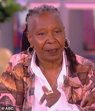 Whoopi Goldberg led a political conversation on The View on Tuesday