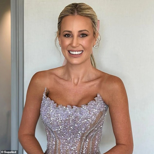 Roxy Jacenko (pictured) showed off her wild $227,000 watch collection as she flew to Brisbane on Thursday
