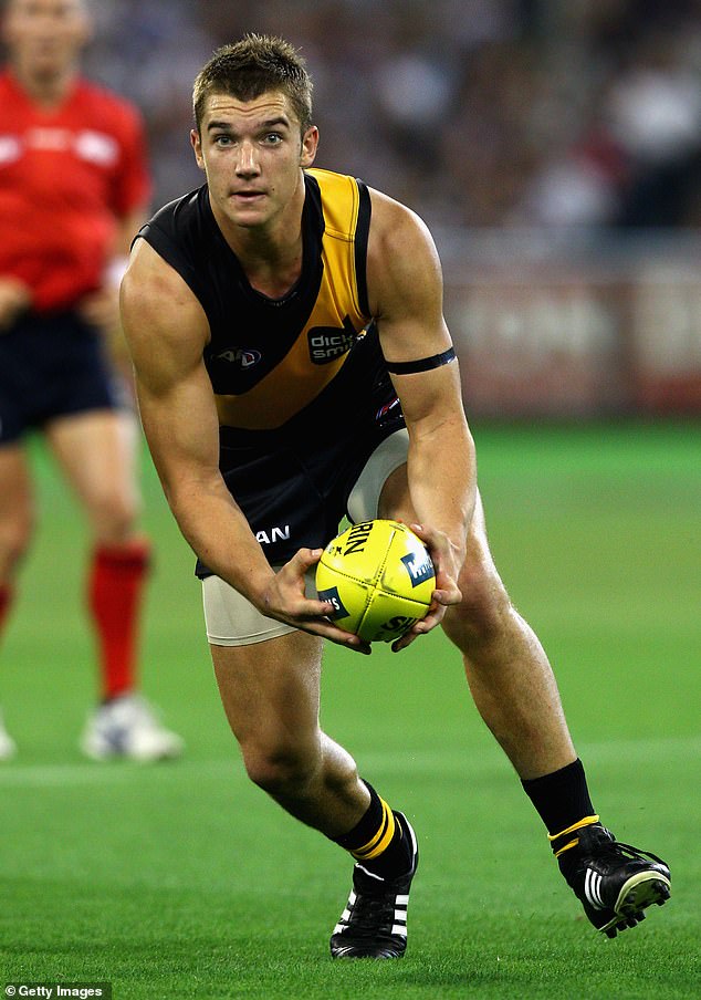 Martin was drafted ahead of the 2010 season as he arrived on the AFL scene as a clean-cut, clear-skinned young man.