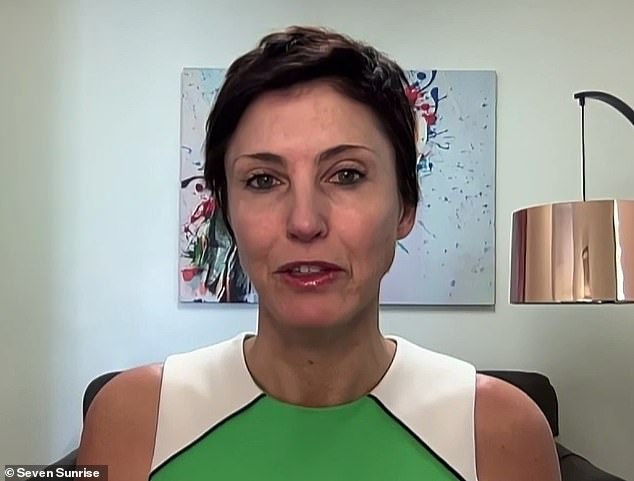 Dr.  Xanthe Mallett, a criminologist from Newcastle University, said she was 'surprised' to hear the phone was working (pictured on Sunrise on Tuesday morning)