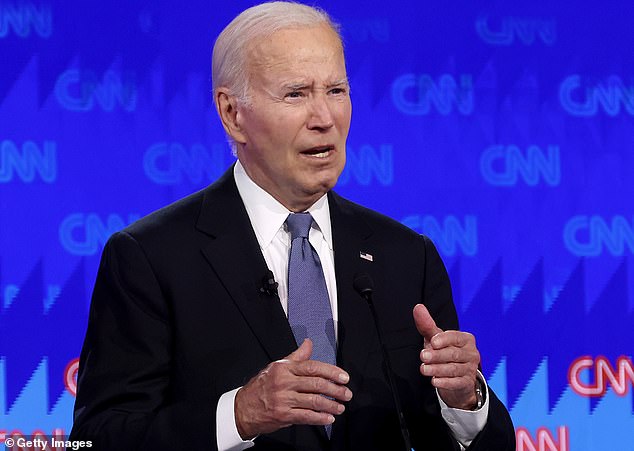President Joe Biden, 81, gave a disastrous performance during the first presidential debate