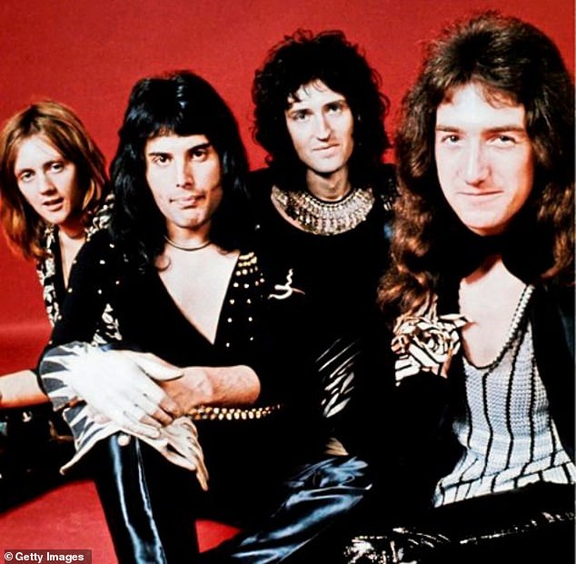 Queen's entire music catalog is currently being sold in a distribution deal worth more than $1 billion;  seen in 1973