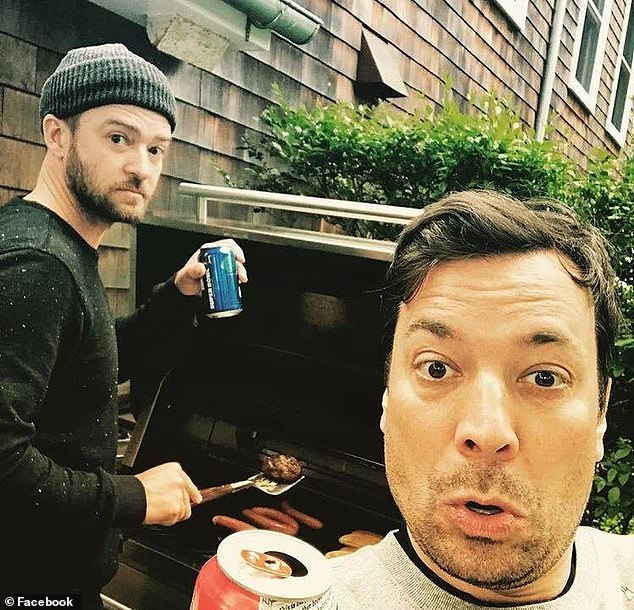 About Justin (pictured with Jimmy Fallon), according to a source for People magazine on Friday: “He panicked and stayed up all night while in custody.  'He insists he only had one drink and it wasn't a wild night out'