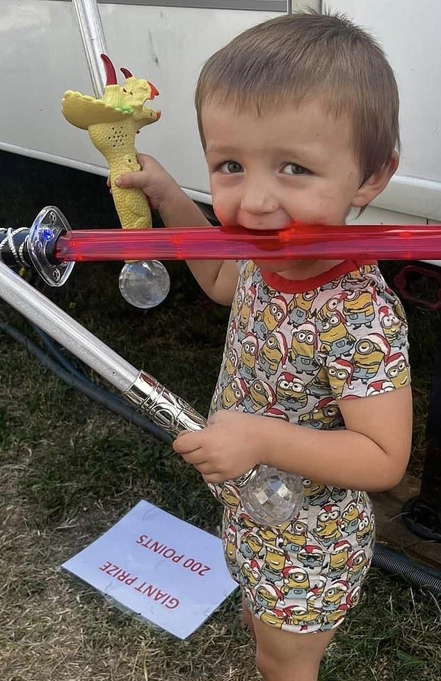 A three-year-old boy who tragically died after being hit by a car in Rockhampton Queensland has been named Toby Allen (pictured)