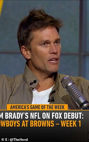 The 46-year-old, a seven-time Super Bowl champion on FOX's 'Herd with Colin Cowherd' Wednesday