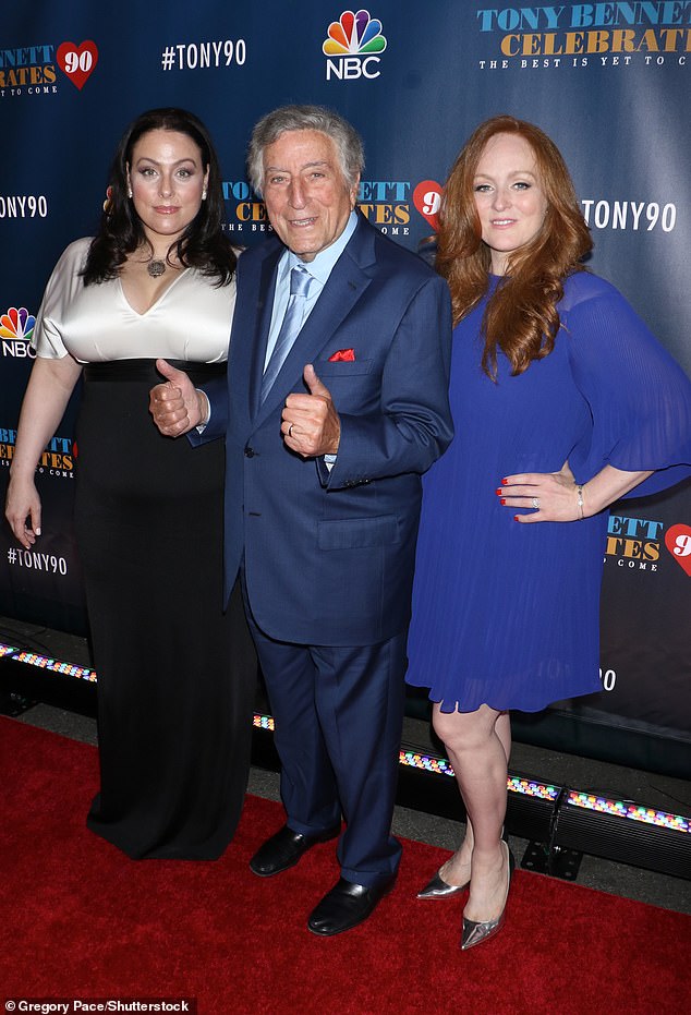 Tony Bennett's family appears headed for a legal battle, less than a year after the legendary singer died at the age of 96.  The late singer was photographed with daughters Johanna and Antonia Bennett in New York in 2016.