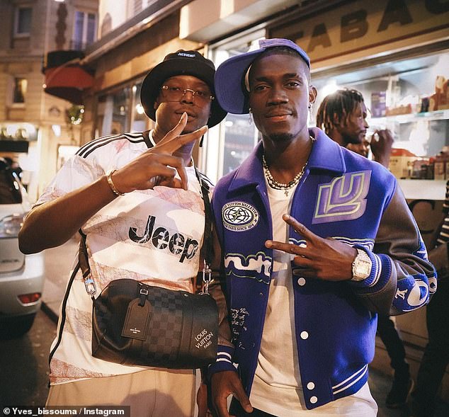 Yves Bissouma (right) was reportedly robbed this weekend while on holiday in Cannes