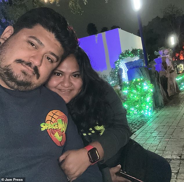 Mother Sarai Santiago García was on her way to pick up a pizza when the incident happened while their father, Eliseo Torres Salce, a truck driver, was out of town