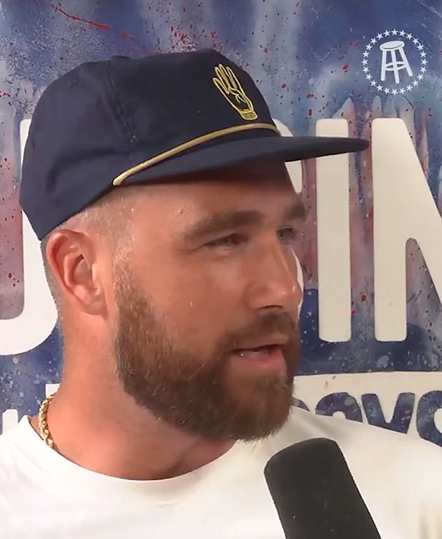 Travis Kelce shared on 'Bussin With the Boys' that Taylor Swift didn't want special treatment at the Chiefs-Bears game in September