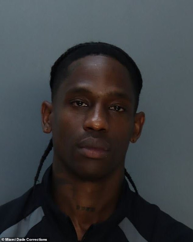 Travis Scott has been arrested for disorderly intoxication and trespassing in Miami