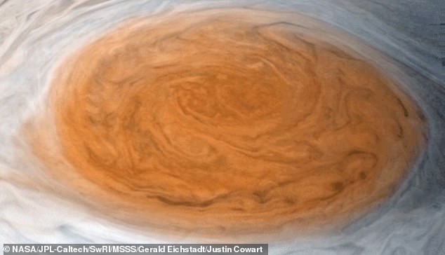 Researchers found that Jupiter's Great Red Spot is younger than the US and is 190 years old.  However, it is still the oldest vortex that exists in our solar system