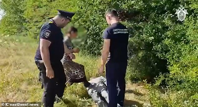 Two Russian women, 29 and 37, have been arrested on suspicion of murdering a man, 63, who refused to have sex with them at a cemetery in Mikhailovsk, Stavropol region.  Footage shows them at the alleged crime scene with police officers