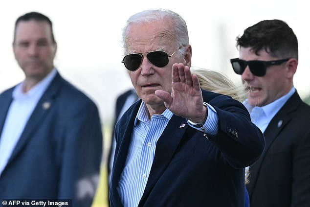 Biden administration officials discussed striking a unilateral deal with the terror group to free five Americans held hostage in Gaza, two senior US government sources told NBC (Photo: President Joe Biden)