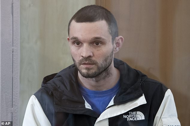 An American soldier held in Russia on charges of theft and threatening to kill his girlfriend was found guilty Wednesday and sentenced to three years and nine months in a Russian penal colony