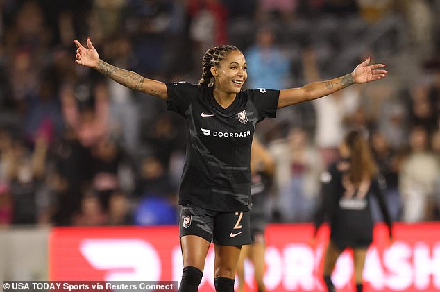 Leroux,34 currently plays for Angel City FC of the National Women's Soccer League