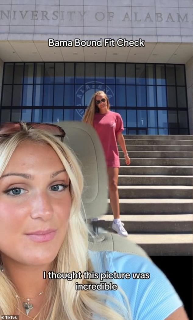 TikTok creator Kasey Jane Dameo, who attended the University of Alabama in 2016 and now lives in Charleston, South Carolina, made a video about the major fashion differences
