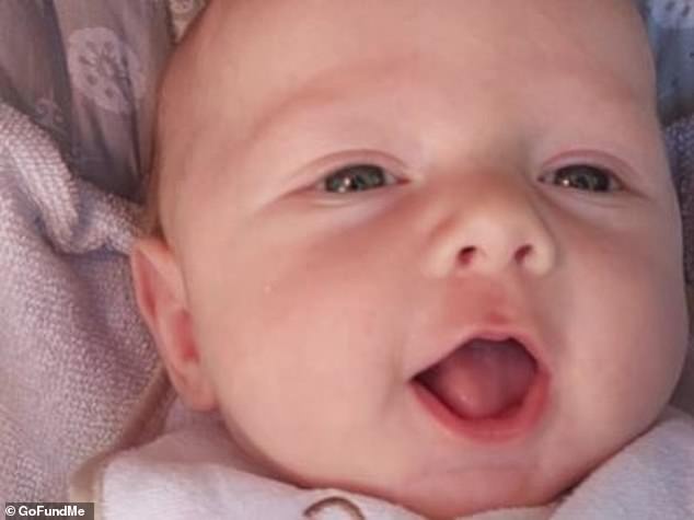 Little Arlo (photo) lost his courageous fight for life on Sunday